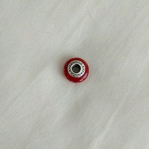 Pandora Red Bubbles Murano Glass Charm