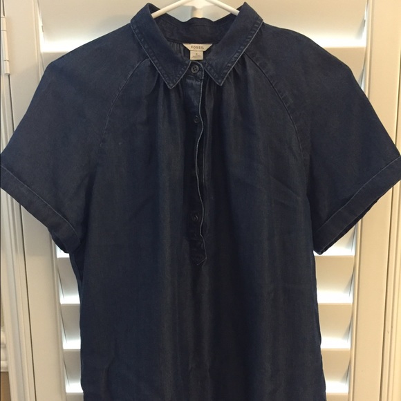 FOSSIL women denim shirt