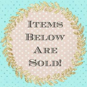 Anything past this point has been sold...