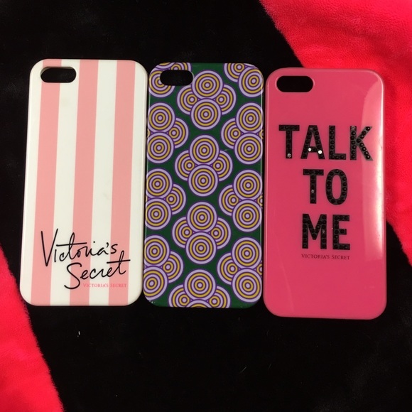 3 iPhone 5s cases 2 are from vs - Picture 1 of 2