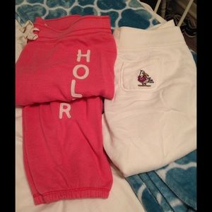 Cropped Hollister sweat pants