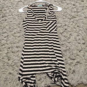 Black and white striped shirt