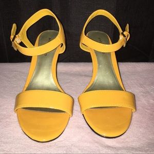 4" Light Orange Ann Marino Heels