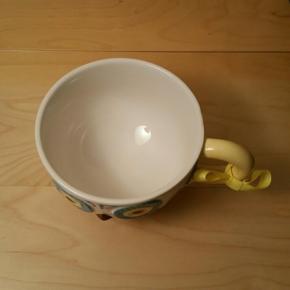 *SOLD* Owl Sugar Skull Soup Bowl - Picture 3 of 4