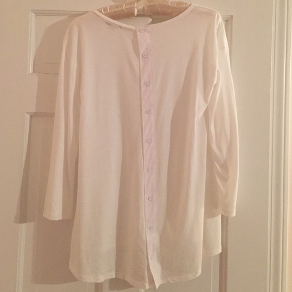 NWT Gap Button Back Dolman Tee Shirt Size XS