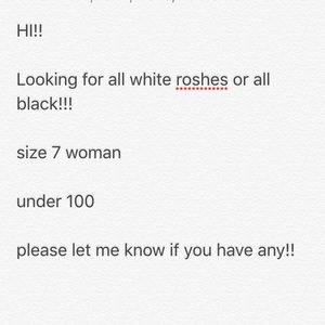 im looking for solid white or solid black!