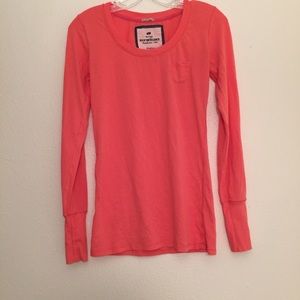 Coral Basic Long Sleeve Top