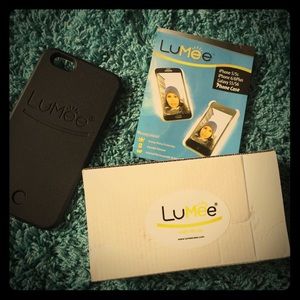 Lumee light black phone case (kim K)