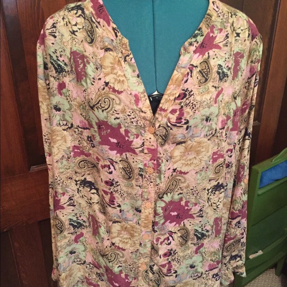 Flowy Bohemian Floral Top