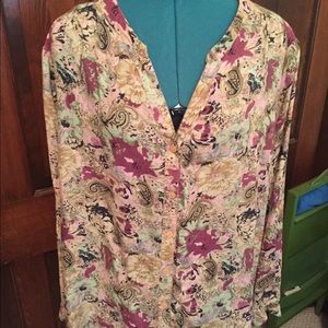 Flowy Bohemian Floral Top