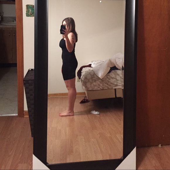 Black express bandage dress