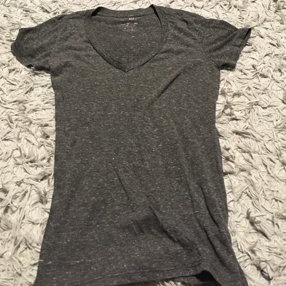 Dark grey V-neck