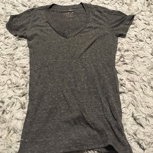 Dark grey V-neck