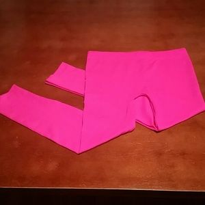 Hot Pink Capri Leggings