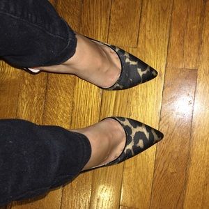Animal print pumps