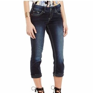 Silver Suki Mid Capri