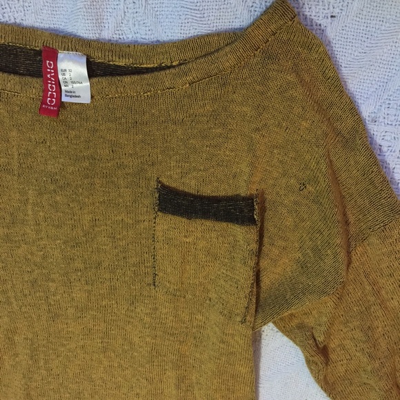 Light Knit Mustard Sweater