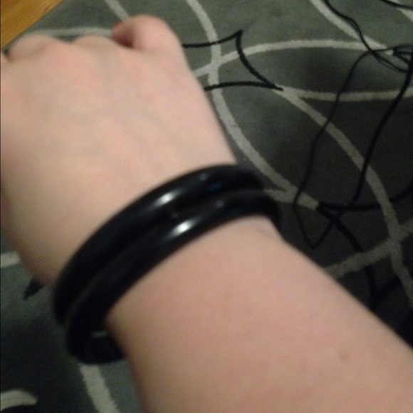 Geometric bangle bracelets