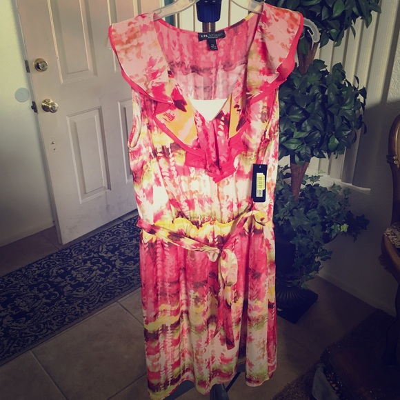 Printed summer dress.