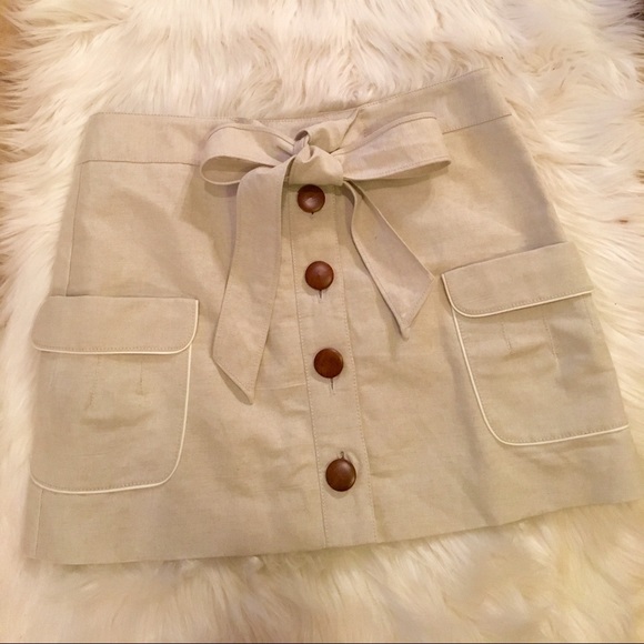 J. Crew Button Skirt