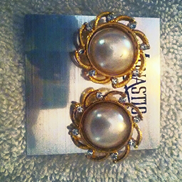 Pyrite gold Earings. - Picture 3 of 3