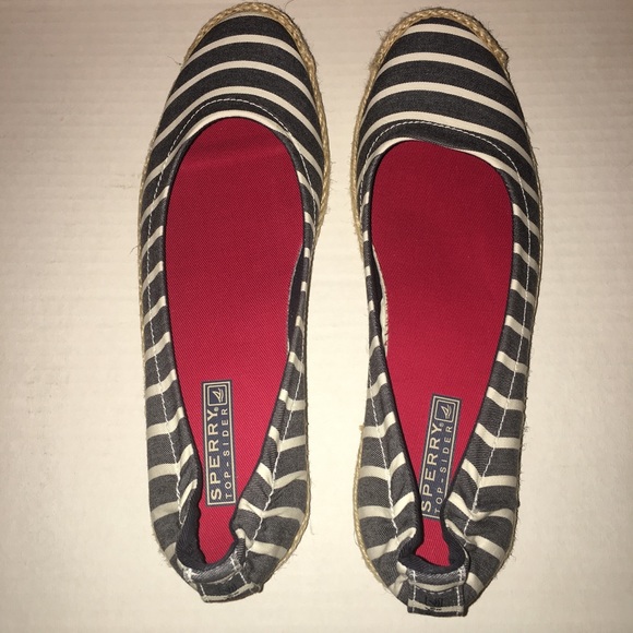 SPERRY Marquis Bret Stripe Espadrille sz 7.5