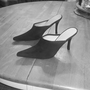 BCBG MAX AZRIA  Black Mule Style Heels