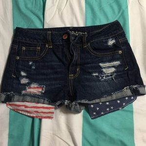 AEO Patriotic Shorts