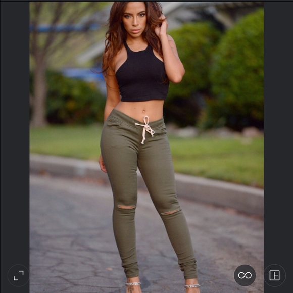 Cadet Pants - Olive Green