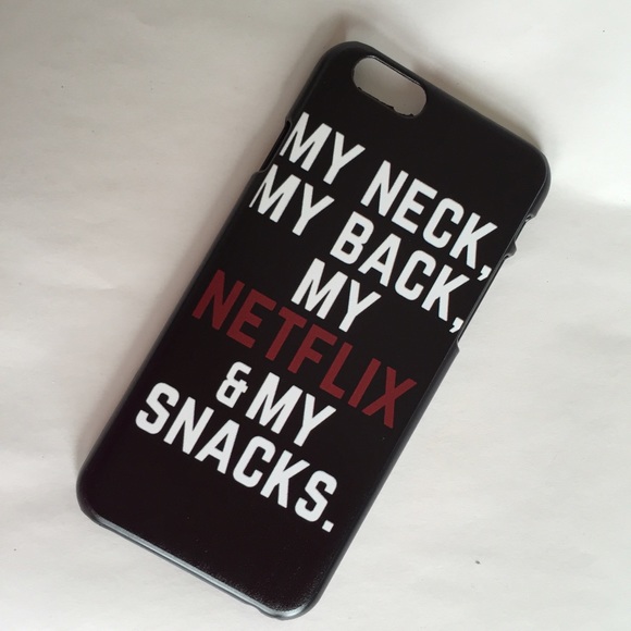 pamcakesyumyum Accessories - FINAL LAST ONE • Netflix and Snacks iPhone 6 case