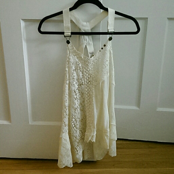 Free People lace top tunic