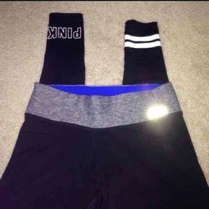 Vs Pink Reversible Leggings