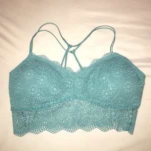 Aqua/mint bralette