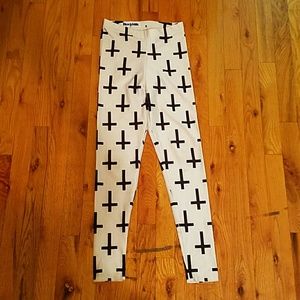 Black Milk Crosse of St. Peter Leggings