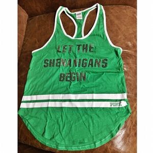 Victoria Secret Pink St.Paddys Day Tank