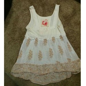 Flowy free people top