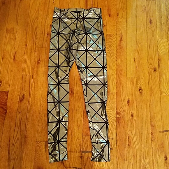 Black Milk Silver Triangle Leggings