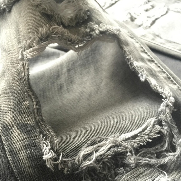 Grey Ripped Jeans - Picture 3 of 4