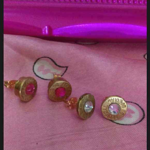 Bullet Casing Earrings - Picture 4 of 4