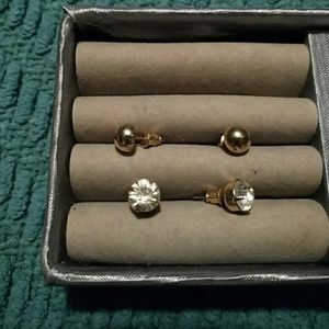 TWO never worn  pairs of earrings