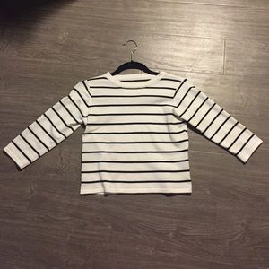 Striped crop top