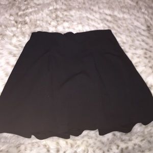 Black (sorta) pleated skirt