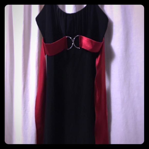 ❤️Red and black dress ▪️