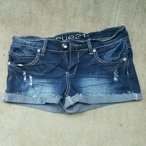 Rue 21 Distressed Jean Shorts