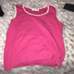 Pink & White vest