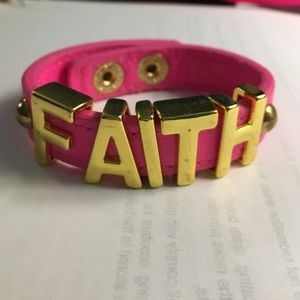 BCBG Pink andGold snap bracelet