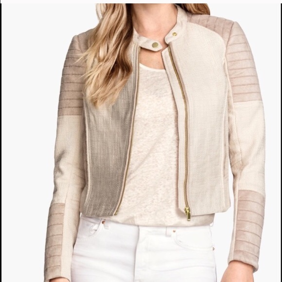 H&M textured Motorcycle Jacket