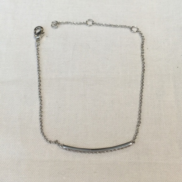 White gold filled Austrian crystal bracelet - Picture 3 of 3