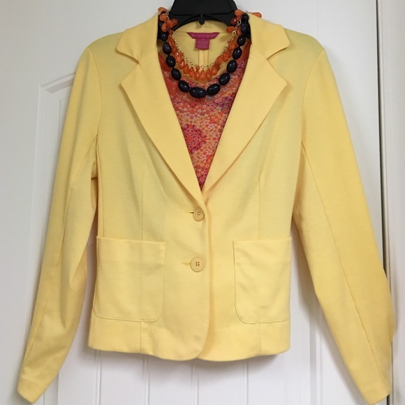 SOLD!  Sunny Leigh Yellow Blazer
