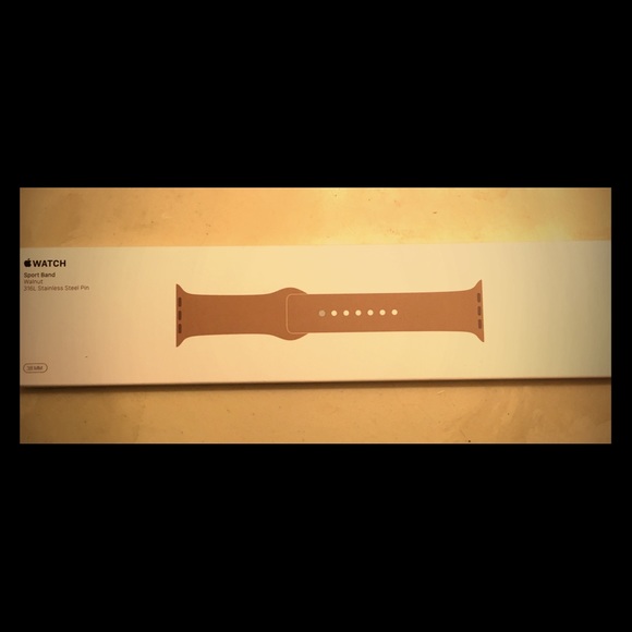 38 Walnut Apple Watch Sport band.